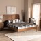 Baxton Studio Kassidy Traditional Walnut Brown Finished Wood Platform Bed-King 192-11497-ZORO - alternate 1